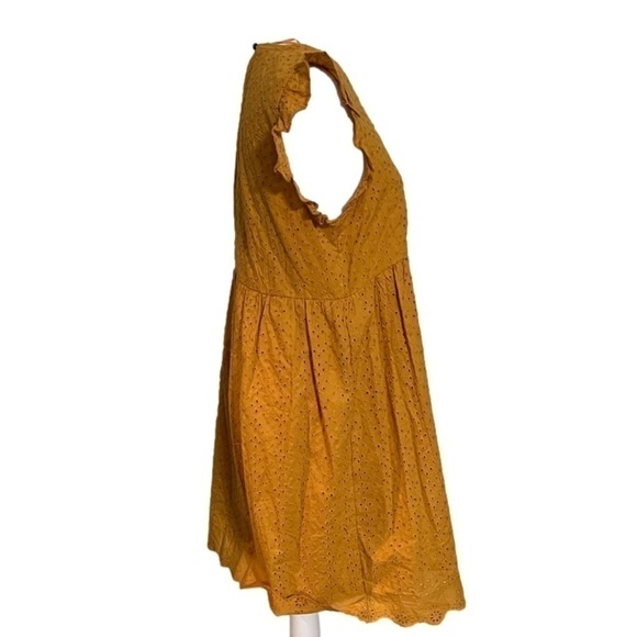 KNOX Rose Ruffle Short Sleeve Eyelet A-Line Dress (Sz XS) - Picture 3 of 12